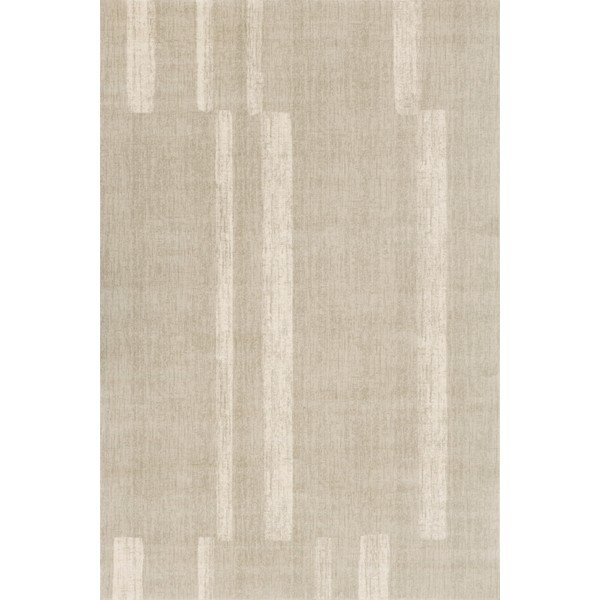 Covor grej din lână 133x190 cm Agnus Brush Lines – Agnella