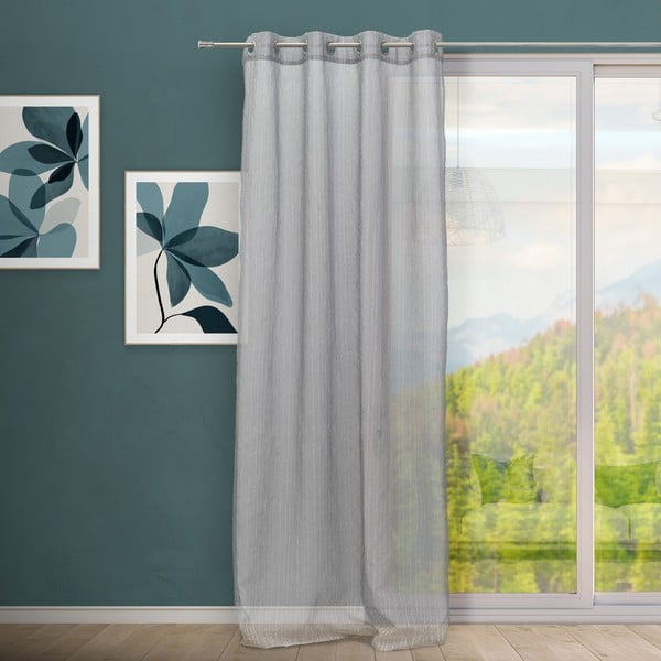 Perdea gri 140x260 cm Vertical Thread – Casa Selección-image-1