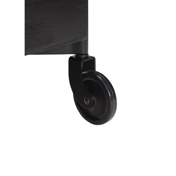 Cărucior din lemn de frasin pe roți 42x37 cm Fresh - Hübsch-image-3