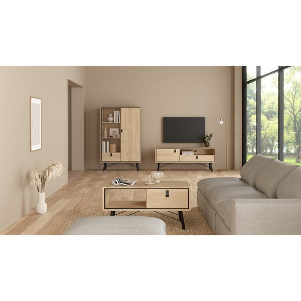 Măsuță de cafea în culoare naturală 48x102 cm Ry – Tvilum-image-2