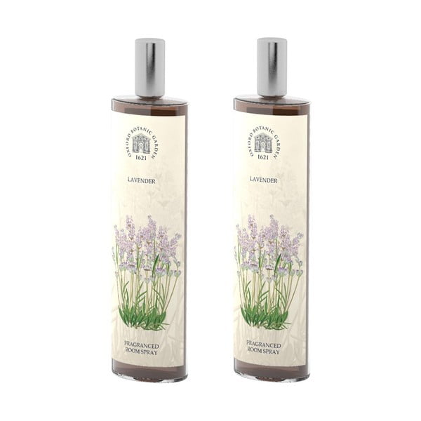 Set 2 spray-uri parfumate de interior cu aromă de lavandă Bahoma London Fragranced, 100 ml