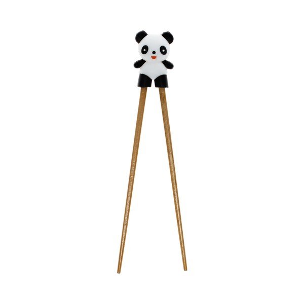 Bețișoare de antrenament pentru copii în culoare naturală din lemn Panda – Rex London