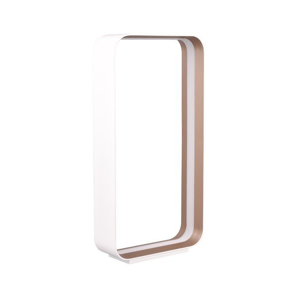 Veioză albă LED cu control vocal/cu control prin aplicații mobile cu abajur din metal (înălțime 61 cm) Cizione – CINQUE-image-1