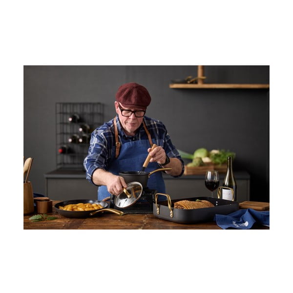 Tigaie cu suprafață antiaderentă din aluminiu ø 28 cm – Holm-image-1