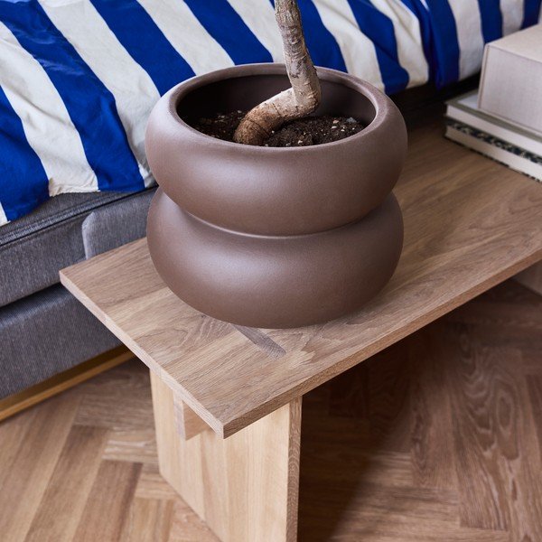 Ghiveci decorativ din gresie ø 30 cm Kupla – OYOY Living Design-image-3