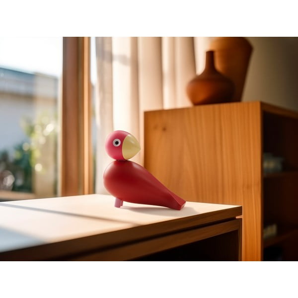 Statuetă din lemn masiv (înălțime 12,5 cm) Bird Flora – Kay Bojesen Denmark-image-2