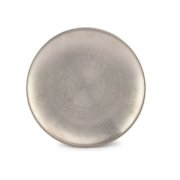 Farfurie argintie pentru desert  din metal ø 17 cm Serve – BonBistro