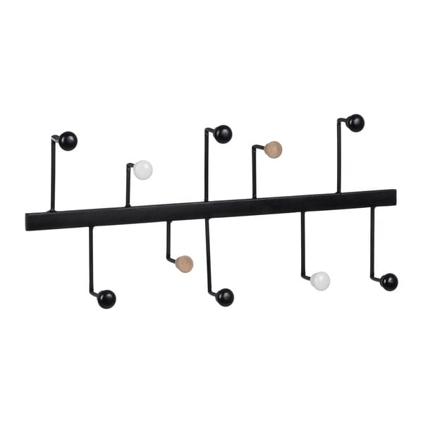 Cuier de perete negru din metal – Ixia-image-1