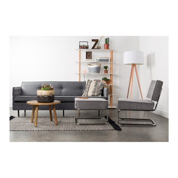 Fotoliu Zuiver Rib, gri deschis -image-4