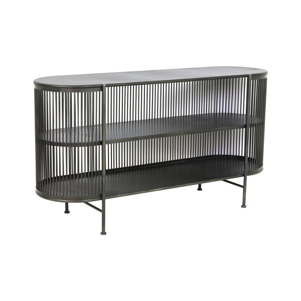 Comodă joasă din metal negru 149x80 cm Yinthe - Light & Living-image-2