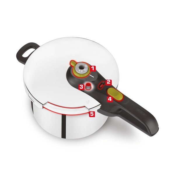 Oală sub presiune din inox  6 l Secure5 Neo – Tefal-image-3