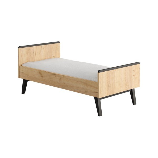 Pătuț în culoare naturală 70x140 cm Retro – Pinio-image-2