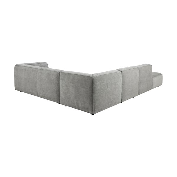 Colțar modular Bonami Selection Fairfield, colț pe stânga, 266 cm, gri deschis-image-4