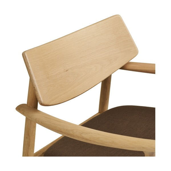 Fotoliu cu taburet maro Olvera – House Nordic-image-4