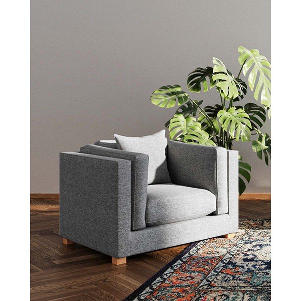 Fotoliu gri de relaxare Pomo – Ame Yens-image-3