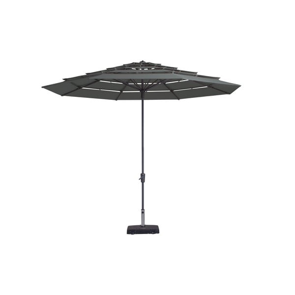 Umbrelă de soare gri ø 350 cm Syros - Madison