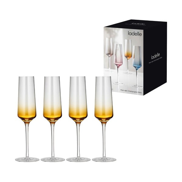 Set de pahare 4 buc. de șampanie 240 ml Prism – Ladelle