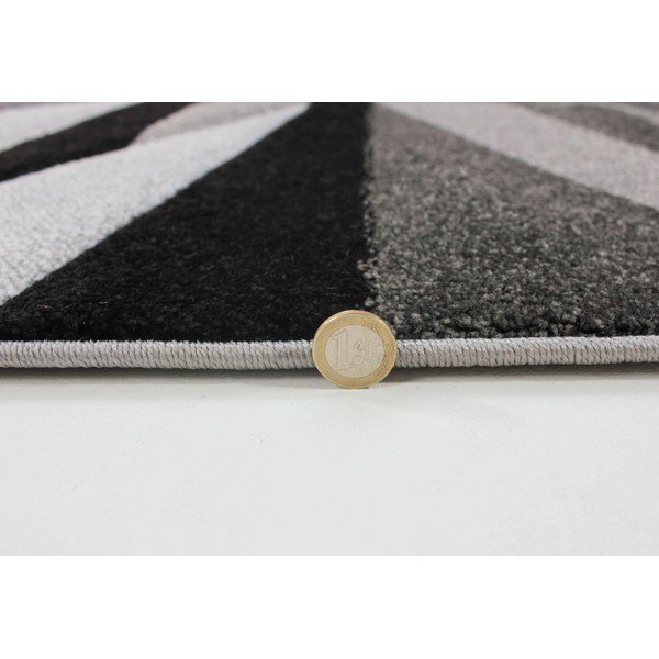 Covor Flair Rugs Shatter Black Grey, 160 x 230 cm, negru - gri-image-3
