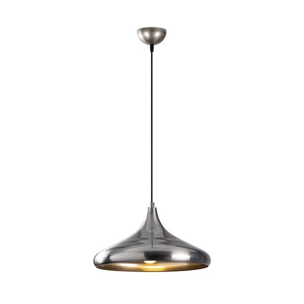 Lustră argintie cu abajur din metal ø 35 cm Nile – Opviq lights-image-2