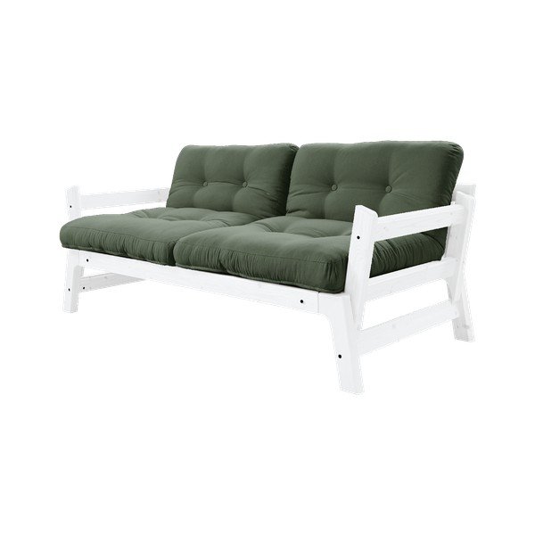 Canapea variabilă KARUP Design Step White, verde-image-1
