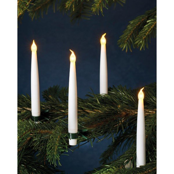Decorațiune luminoasă de Crăciun albă 10 buc. ø 2 cm Carolin – Sirius-image-2