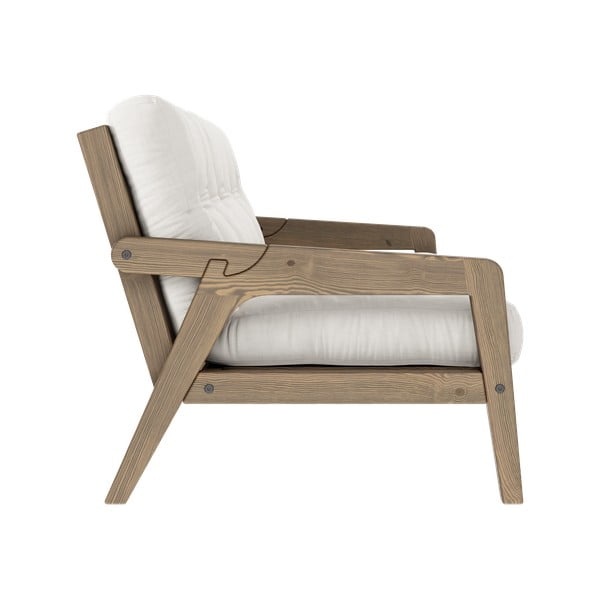 Canapea albă extensibilă 204 cm Grab - Karup Design-image-4