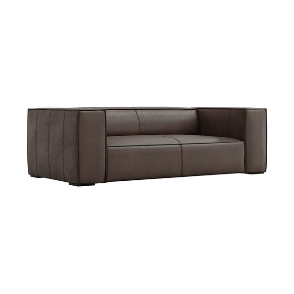 Canapea maro cu tapițerie din piele 212 cm Madame – Windsor & Co Sofas-image-2