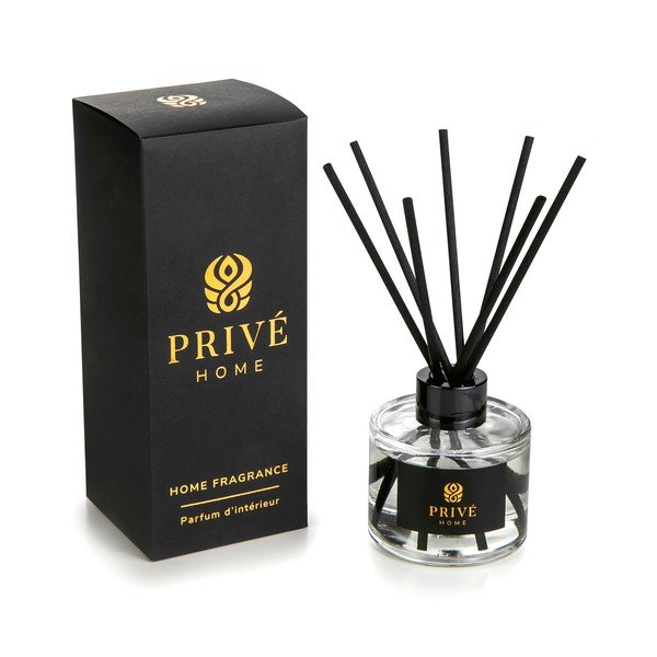 Difuzor de parfum cu bețișoare Privé Home Muscs Poudres, 120 ml
