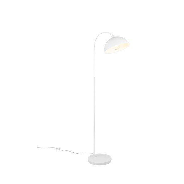 Lampadar alb cu abajur din metal (înălțime 170 cm) Sierra – Reality-image-2