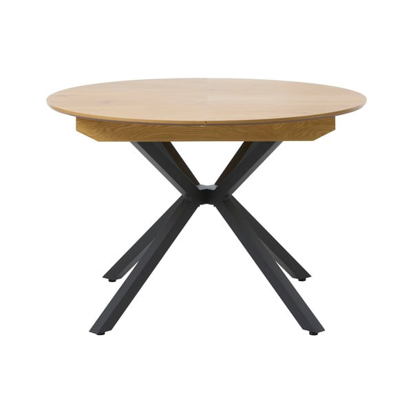 Masă de dining rotundă extensibilă cu blat suplimentar ø 120 cm Cesura – Unique Furniture