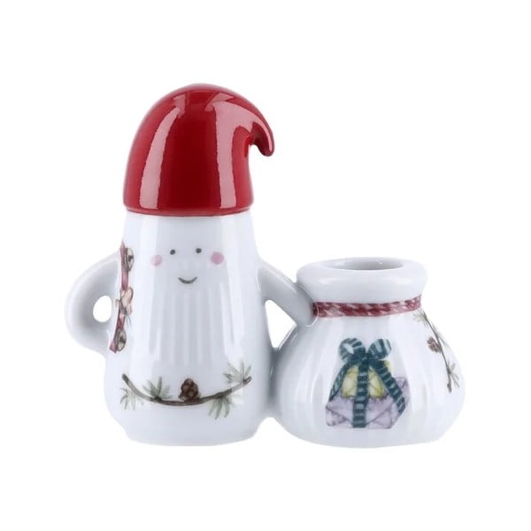 Sfeșnic din ceramică  cu model de Crăciun Hammershøi Christmas Father Elf – Kähler Design