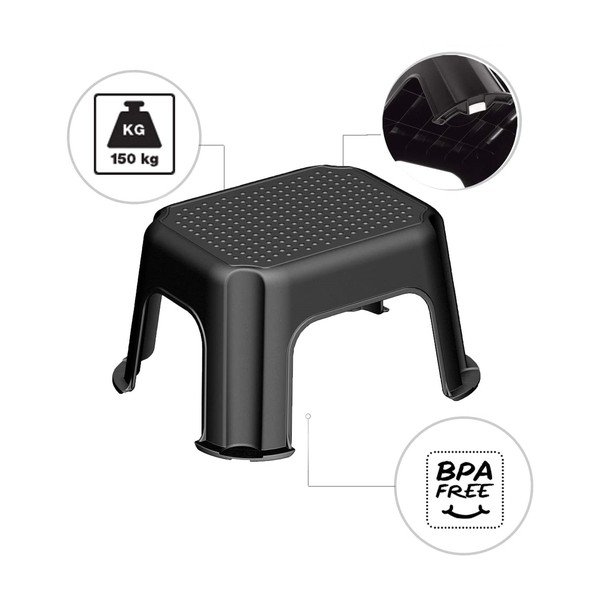 Scaun negru Basic - Rotho-image-2