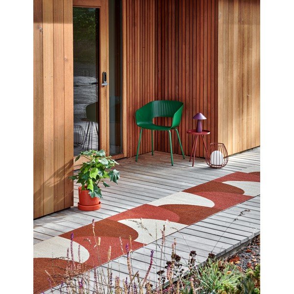 Covor tip traversă pentru interior și exterior cărămiziu 70x270 cm Hill Brick Rust – Pappelina-image-1