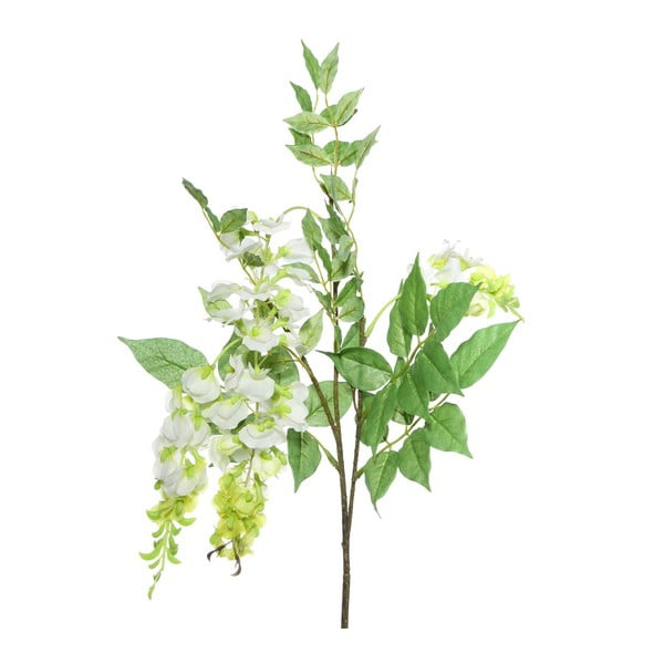 Floare artificială Ixia Beancurd, înălțime 93 cm, alb
