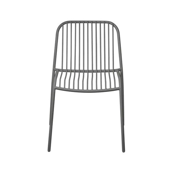 Scaun de grădină gri din metal Yua Wire – Blomus-image-2