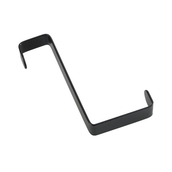 Set 4 cârlige pentru uşă Wenko, negru mat-image-2