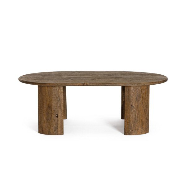 Măsuță de cafea în culoare naturală din lemn de mango 80x130 cm Orlando – Bizzotto-image-2