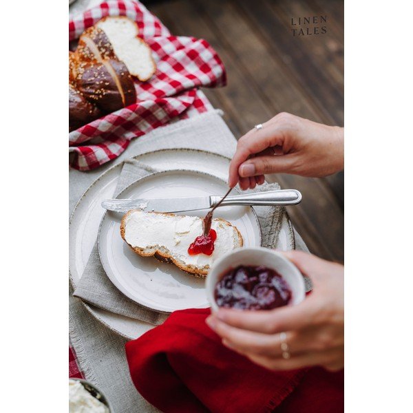 Șervețele 2 buc. din in Red Gingham – Linen Tales-image-4