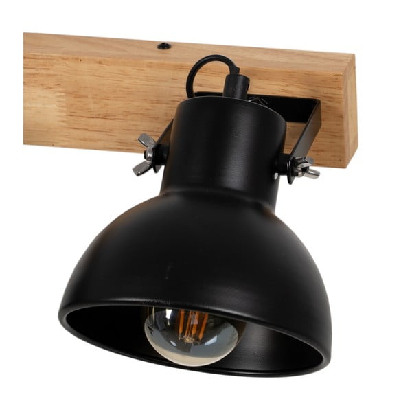 Aplică de perete neagră/în culoare naturală – Ixia-image-3