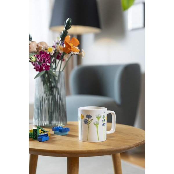 Cană pentru copii albă din ceramică 300 ml Meadow Flowers – LEGO®-image-1