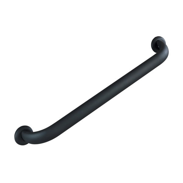 Mâner de siguranță pentru baie Wenko Secura, înălțime 67,5 cm, negru