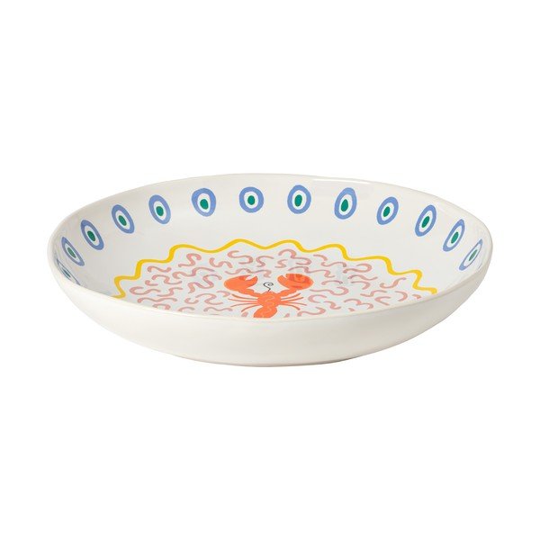 Farfurie pentru servire din gresie ø 37 cm Summer Bliss – Costa Nova-image-3