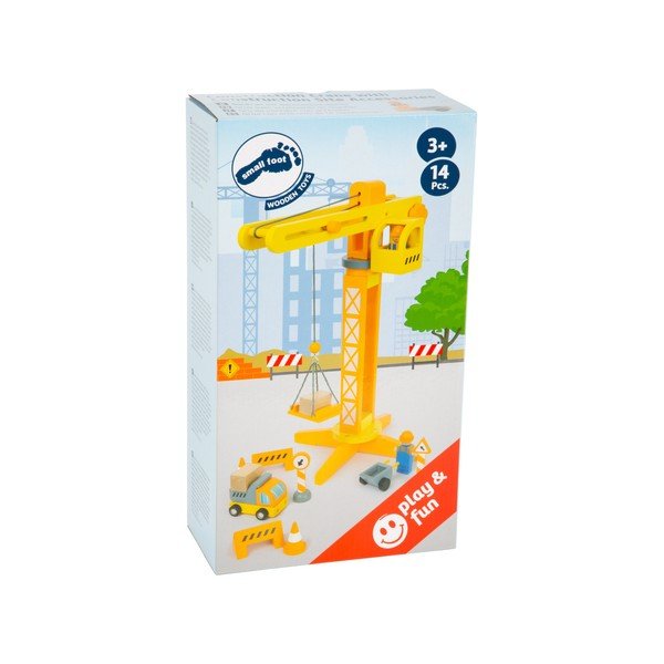 Macara din lemn pentru copii Legler Construction-image-4