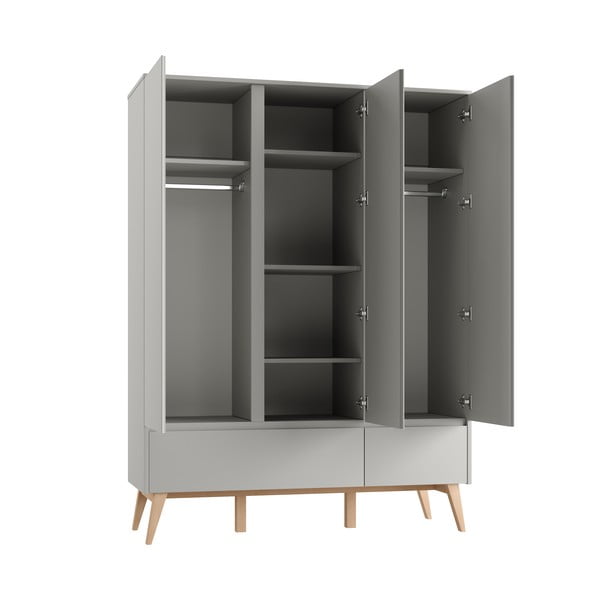 Șifonier pentru copii gri 149x52,5 cm Swing – Pinio-image-4