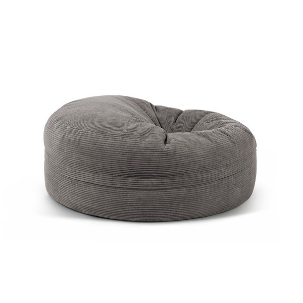 Fotoliu bean bag verde cu tapițerie din catifea reiată Roll 135 – SLOWDOWN-image-2