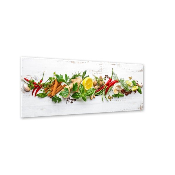 Tablou Styler Glasspik Shabby Herbs, 30 x 80 cm-image-1