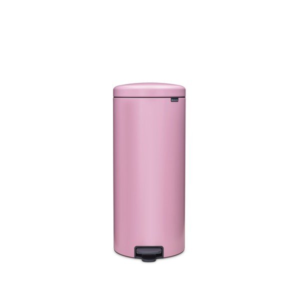Coș de gunoi roz cu pedală din oțel 30 l NewIcon – Brabantia