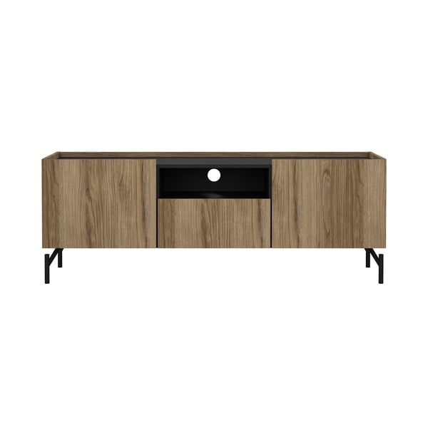 Comodă TV maro cu aspect de lemn de stejar 147x54x41 cm Bergen – Tvilum