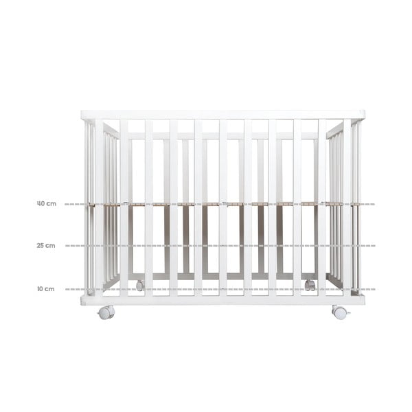 Țarc pentru copii alb 100x75 cm Roba style – Roba-image-3