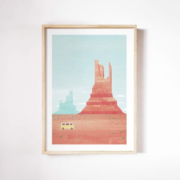 Poster 30x40 cm Monument Valley - Travelposter-image-2